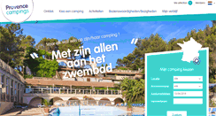 Desktop Screenshot of frankrijk.provence-campings.com